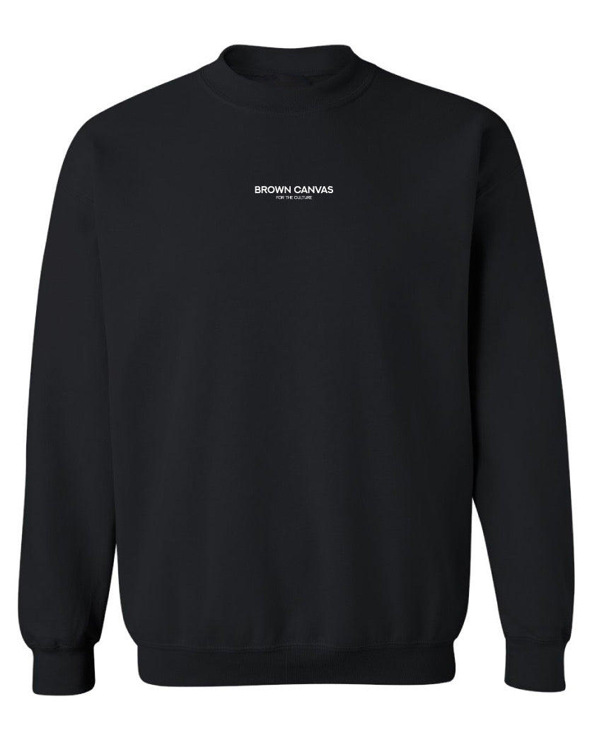 Classic Crewneck in Jet Black